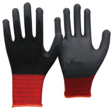 NMSAFETY Guantes de espuma de nitrilo / Guantes de espuma NBR / Guantes de nitrilo de espuma de trabajo